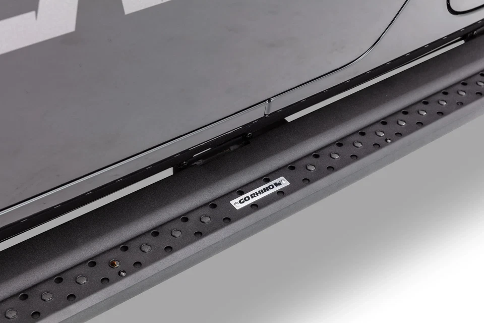 For Nissan Frontier 2005-2025 Go Rhino DSS4346T Dominator DSS Black Rock Sliders — 第 4/4 张图片