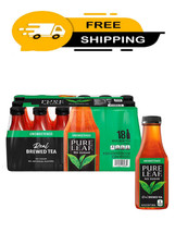 Pure Leaf Real Brewed Tea Unsweetened Black Tea 16.9 fl. oz., 18 pk.