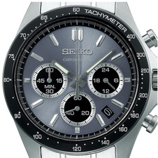SEIKO Spirit SBTR027 Blue Gray Stainless Chronograph Men's Watch New Box Japan