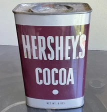 Vintage Hershey’s Cocoa 8 ozs Tin Can