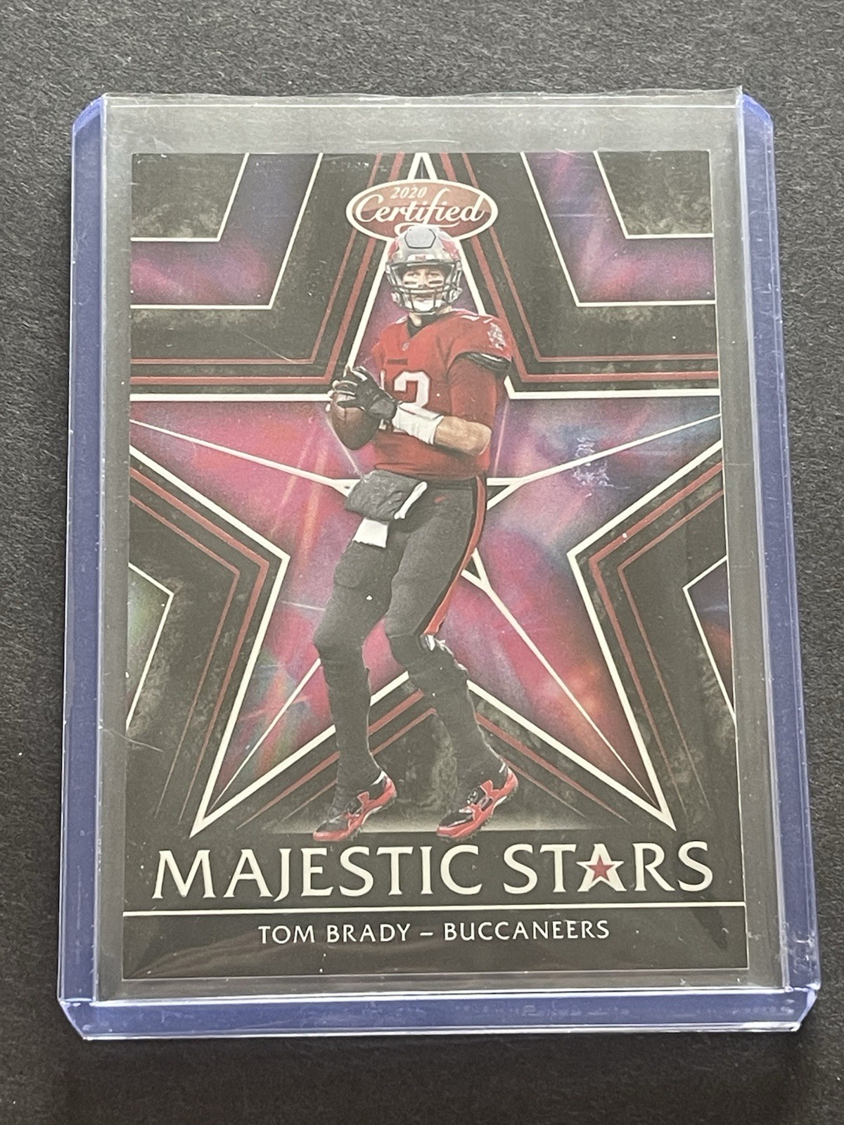 2020 CERTIFIED MAJESTIC STARS TOM BRADY #MS-7 CASE HIT INSERT SSP BUCCANEERS !!!