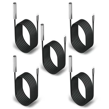 10K Temperature Sensor Probe 5pcs, 1 Meter Waterproof Stainless Steel NTC Tem...