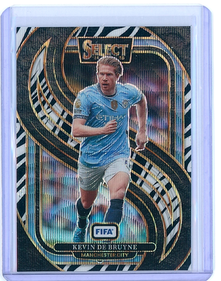 その他 Panini Select Kevin De Bruyne /49 PSA8 2024-25 Panini Select FIFA Kevin De Bruyne Mezzanine Zebra #124