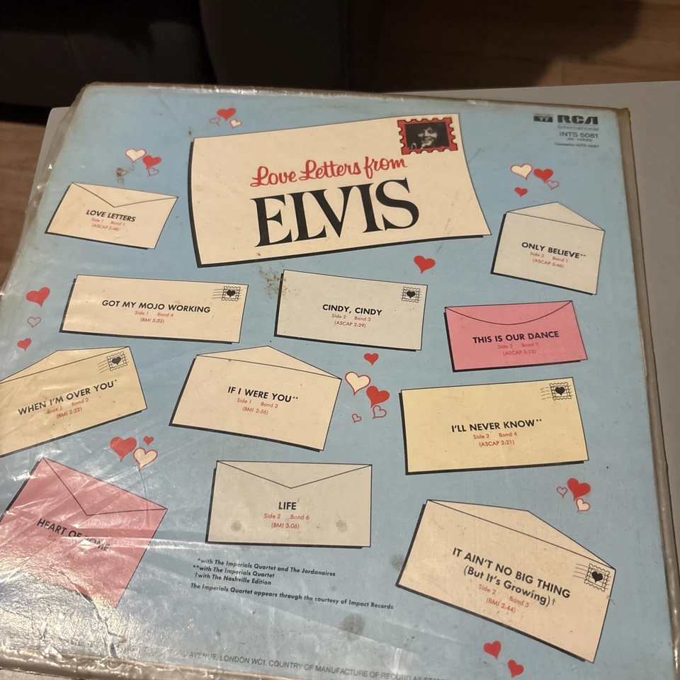 Love Letters From Elvis Vinyl - Image 2 of 3