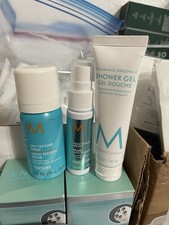 Moroccanoil Travel Size Set: Dry Texture Spray, Frizz Shield Spray  Shower Gel