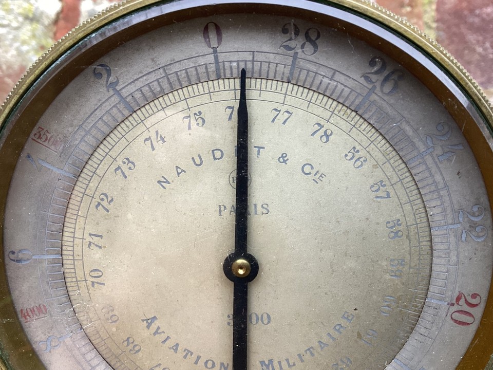 very rare original 1915 RFC Naudet & Cie aviation aircraft cockpit ...