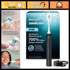 Rechargeable Electric Toothbrush, Sonic Cleaning Technology, 1 Brush Head, Black