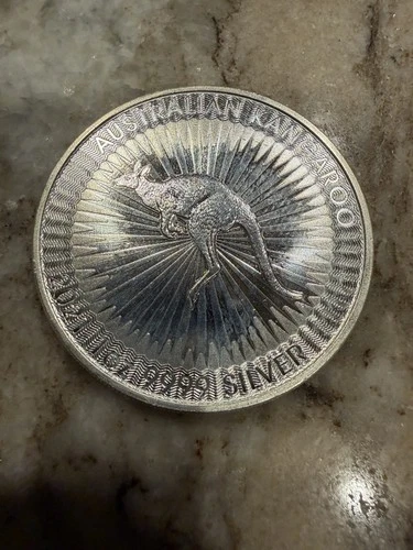 2021 Australia 1 oz Silver Kangaroo Coin .9999 Fine Silver Perth Mint $1