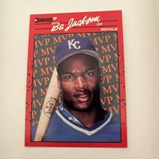 1990 Donruss Bo Jackson #650 (Recent Major League Performance) KC Royals