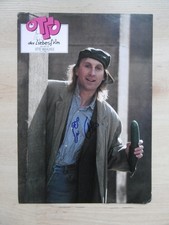 Otto Waalkes autograph with drawing signed A4 lobbycard "DerLiebesfilm"