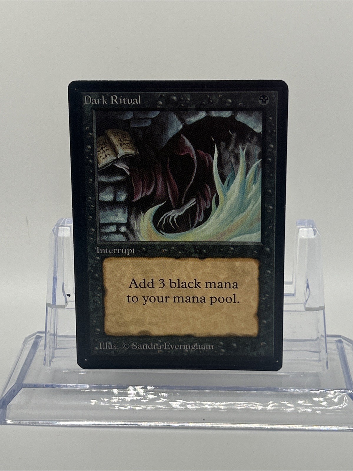 Dark Ritual — BETA 1993 — Vintage MTG — LP — Sandra Everingham