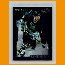 Geoff Sanderson #111 1995-96 Score Black Ice Hartford Whalers Hockey Card NHL
