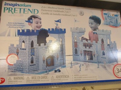 IMAGINARIUM 2 IN 1 MEDIEVAL BATTLE CASTLE (FREE SHIPPING)