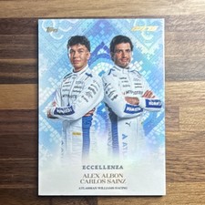 Topps Alex Albon Carlos Sainz Williams Racing La Squadra Insert 2025 F1