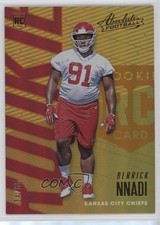 2018 Panini Absolute Rookie Spectrum Orange 34/65 Derrick Nnadi #109 y0i