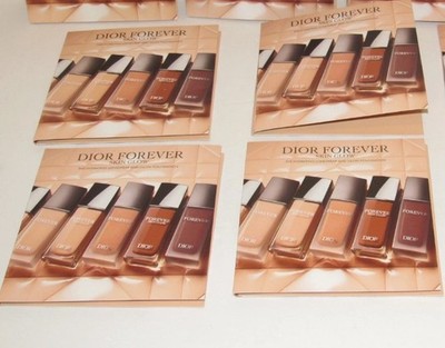 4 Dior Forever Skin Glow Foundation Lot Set 1N 2N 3N 4N Neutral 5W 45 m1 TOTAL