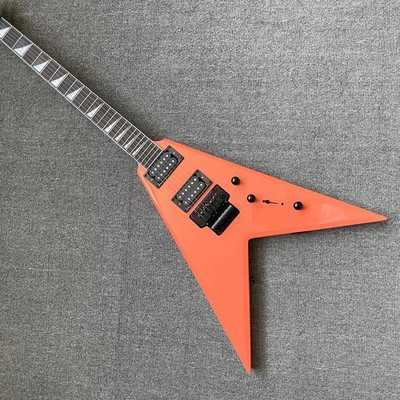 Factory Pink KV2 King V Electric Guitar Black Floyd Rose Bridge Open Pickups