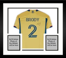 Framed Andrew Brody Real Salt Lake Signed Match-Used #2 Jersey - '24 Season S