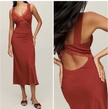 Reformation Provence Dress in Oxide Size XS