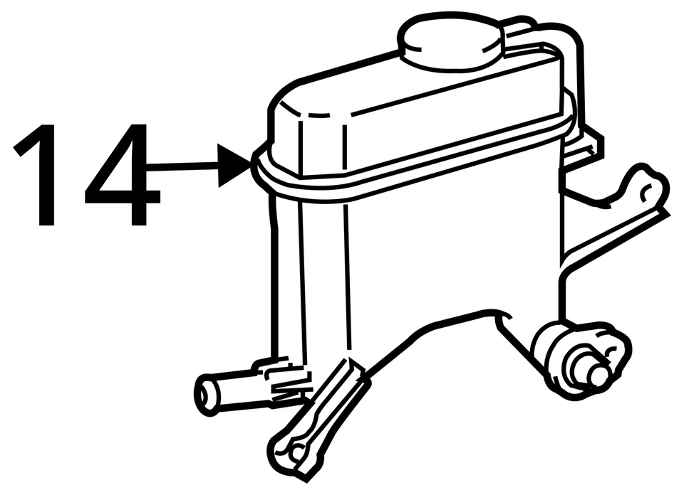 2008 Toyota Prius Coolant Overflow Bottle OEM 144K Miles - LKQ397429800 - Image 4 of 4