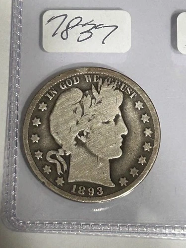 1893 O BARBER HALF DOLLAR