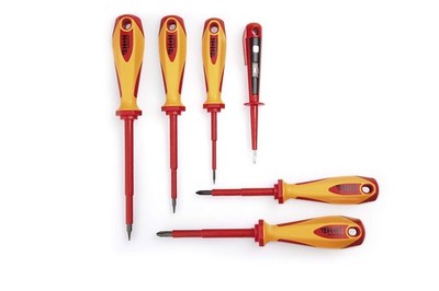 VDE Schraubendreher Set 6tlg inkl. Spannungsprüfer VDE geprüft Made in Germany