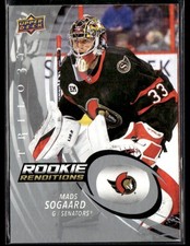 2022-23 Upper Deck Trilogy #RR-13 Mads Sogaard Rookie Renditions Card 3501P