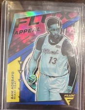 2020-21 Panini Flux Appeal Bam Adebayo #24 Miami Heat Insert Serial Numbered /99