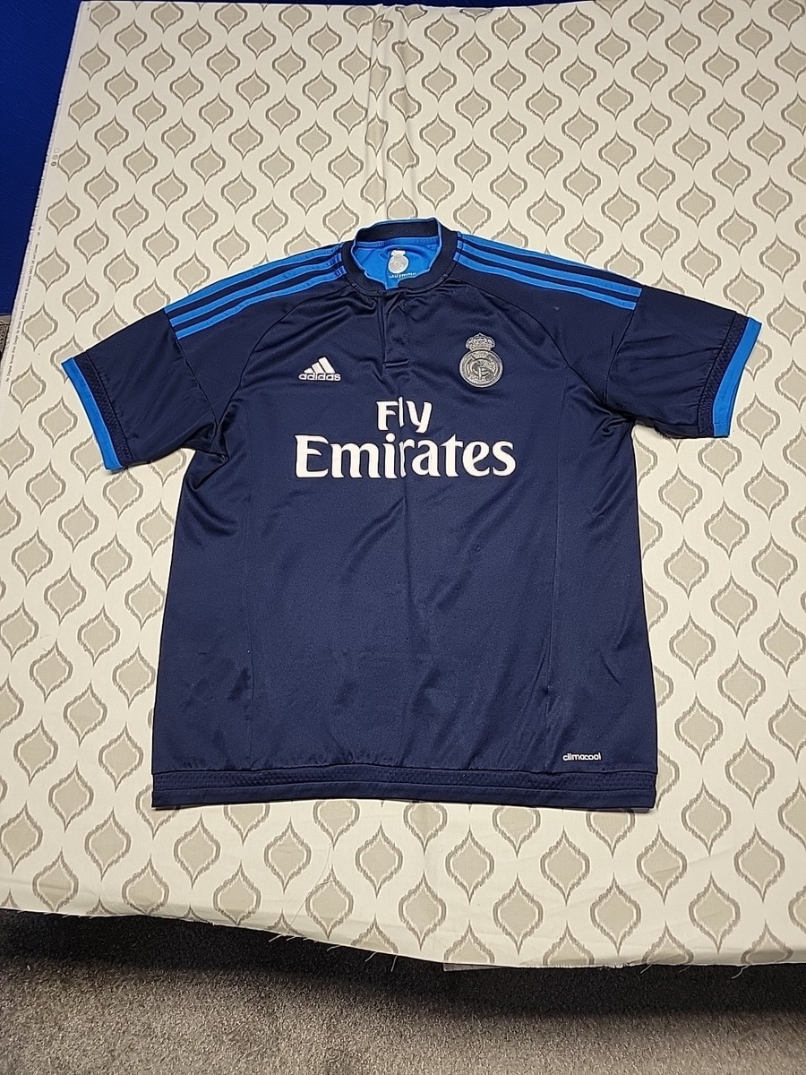 Adidas Fly Emirates Jersey Shirt Mens Large Blue | eBay