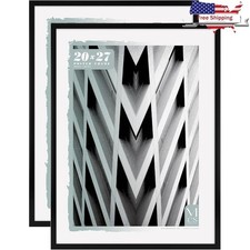 Poster Frame 20x27 Large Picture Frame Vertical Horizontal Wall Mount 2-Pack New
