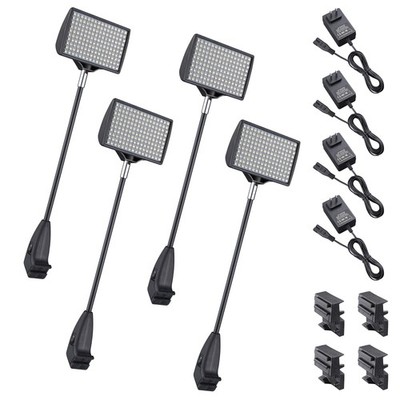 12W LED Trade Show Light 6500K Popup Booth Exhibit Back Drop Lighting 4 Pack
