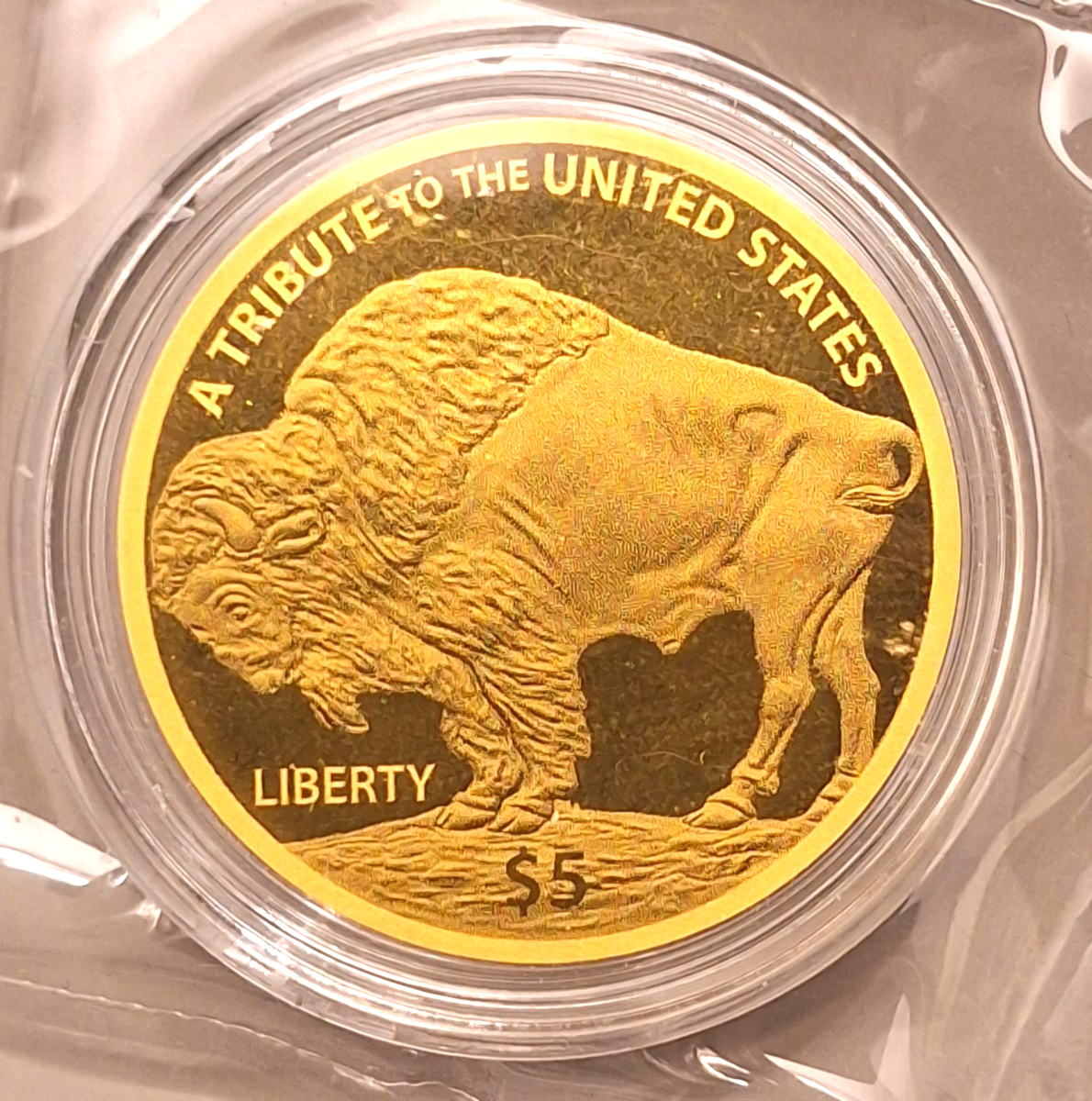 インドネシア産　ゴールドプリンス錦　⑤ 2018 Cook Islands $5 Indian Buffalo .9999 Fine Gold Coin | eBay
