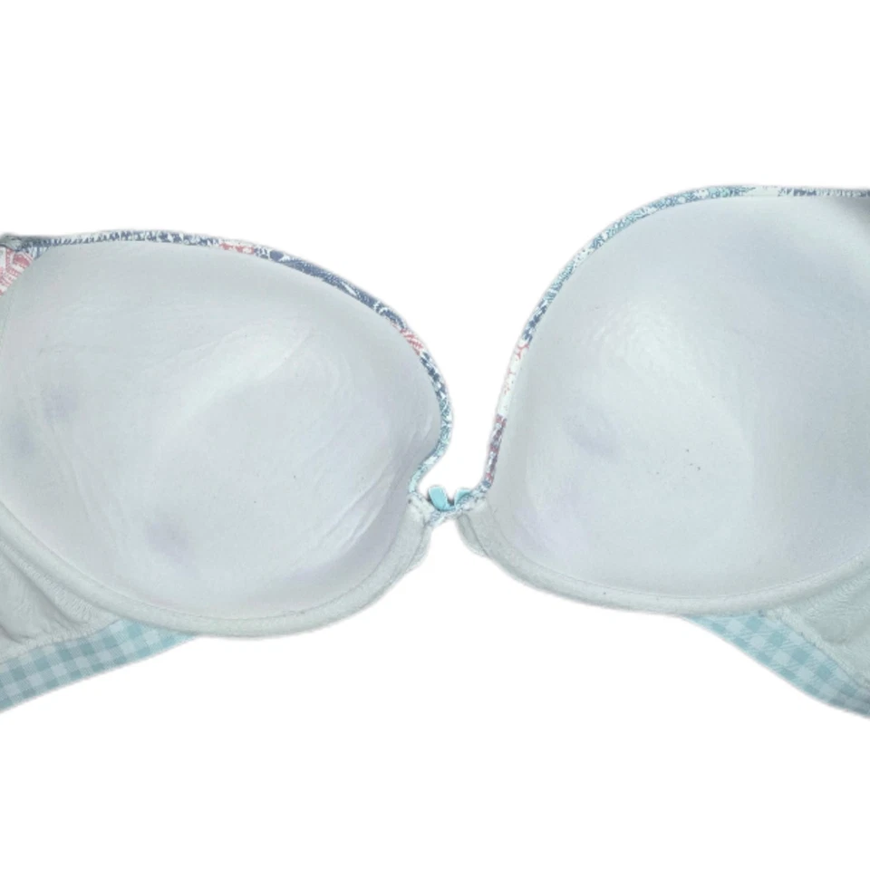 Sujetador CACIQUE 44DDD Cobertura Completa Multicolor Estampado Paisley Talla Grande Acolchado Foto 3 de 4