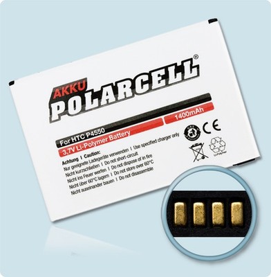PolarCell HTC KAIS160 35H00086-00M 35H00088-00M BA-S210 Power-Akku Batterie Accu