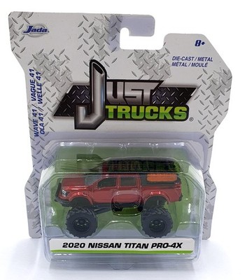 Jada Just Trucks Maßstab 1:64 14020 - 2020 Nissan Titan Pro-4X - Met. Rot