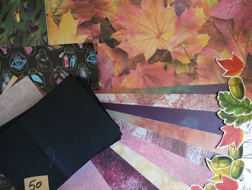 Autumn Halloween 100+ elements embellishments*papers*scrapbook*journal - Picture 3 of 19