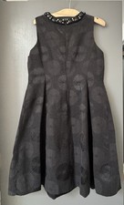 Adrianna Papell Women's Formal Dress With Jeweled Collar, Side Pickets, Lined