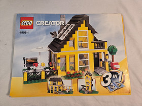 LEGO 4996 Creator 3n1 Beach House Complete w/ All 3 Manuals; No Box