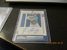 justin lavey rookie auto 2021 contenders