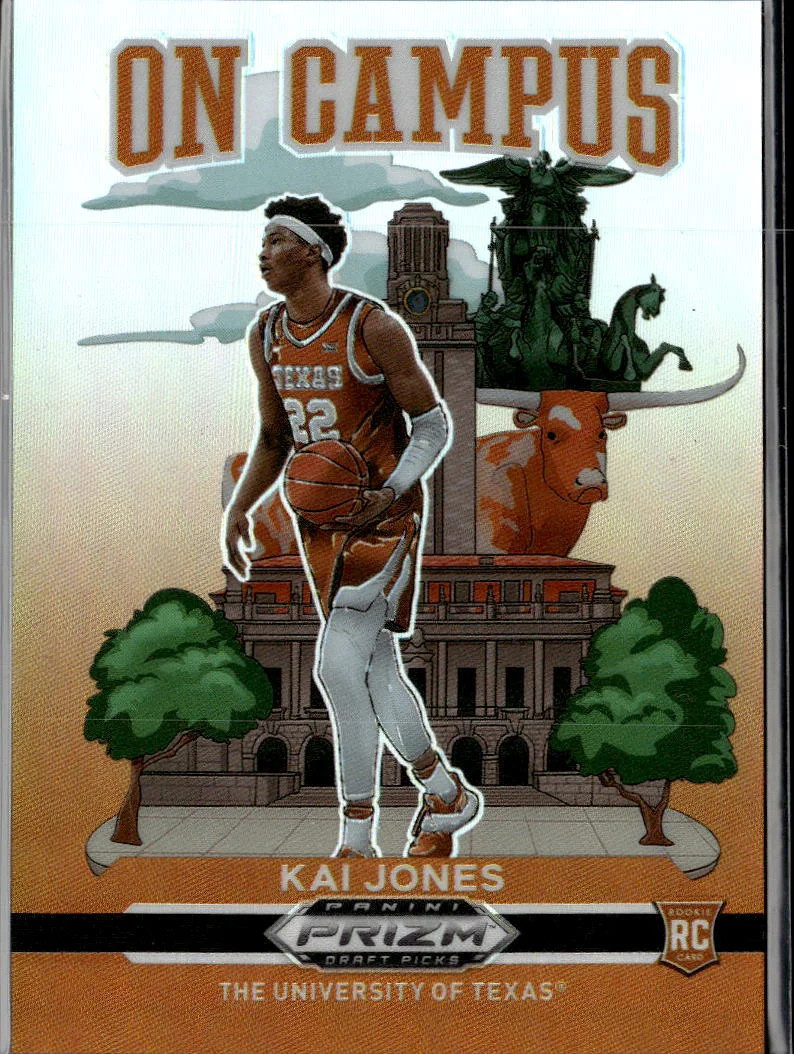 Kai Jones 2021 Prizm Draft Picks On Campus RC CASE HIT SSP Texas Longhorns