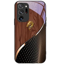 Urgalaxy  Dragon Wood Grain Glass Phone Case for S25 S24 S23 Ultra
