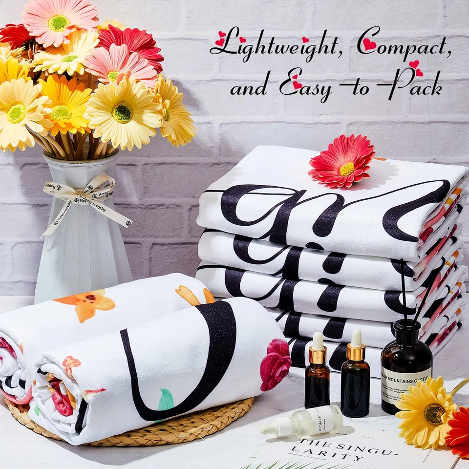 Juego de 8 toallas de playa para damas de honor 60 x 30 pulgadas para novia tribu... Foto 3 de 4