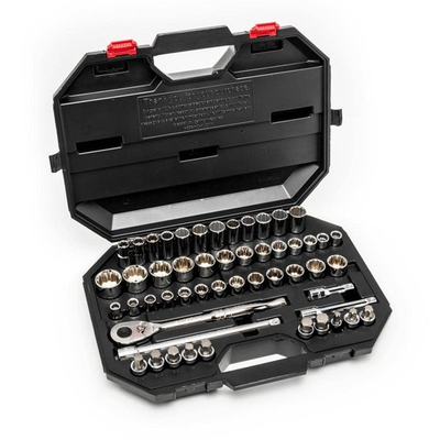 #ad Husky 1 2 in. Drive Mechanics Tool Set 52 Piece $84.95