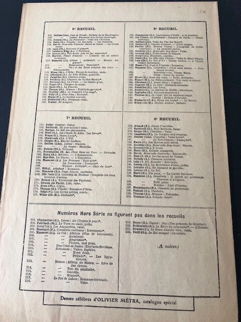 partition ancienne : Selecta pour violon seul Selecta (Coppélia) - Photo 3/3
