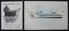 Advertising catalog children's cars strollers prams "La Preservatrice"