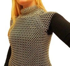 ALUMINIUM BUTTED Chainmail TOP Crop Chain Clothing