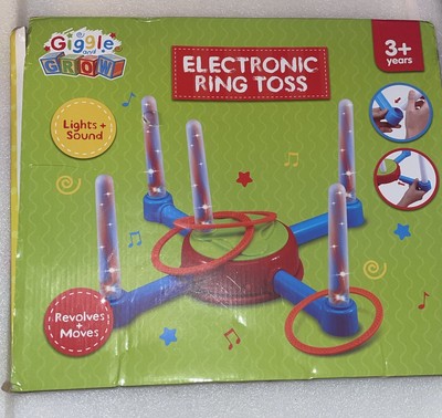 Elektronischer Ring werfen kichern und wachsen für Kinder Lichter + Sound dreht sich + bewegt