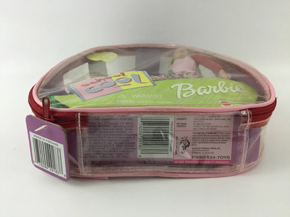 Школьная классная Барби в сумке для переноски книг 29183 новая оригинальная упаковка Mattel новая из старых запасов - Изображение 4 из 4