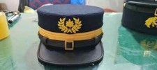 REPRODUCTION OF MOST RARE CIVIL WAR CONFEDERATE NAVAL OFFICER S VISORED CAP..