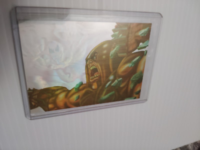 1995 Spiderman Fleer Ultra Holoblast  Venom Vs Juggernaut Insert Card # 5